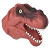 2 Pack Stretchy Dinosaur Hand Puppets - Realistic T-Rex Toys, Green and Red Soft Rubber, Great for Kids Ages 3+, Storytelling, Dino Puppet Party Favors, Classroom, Bath Time, Indoor & Outdoor view 3