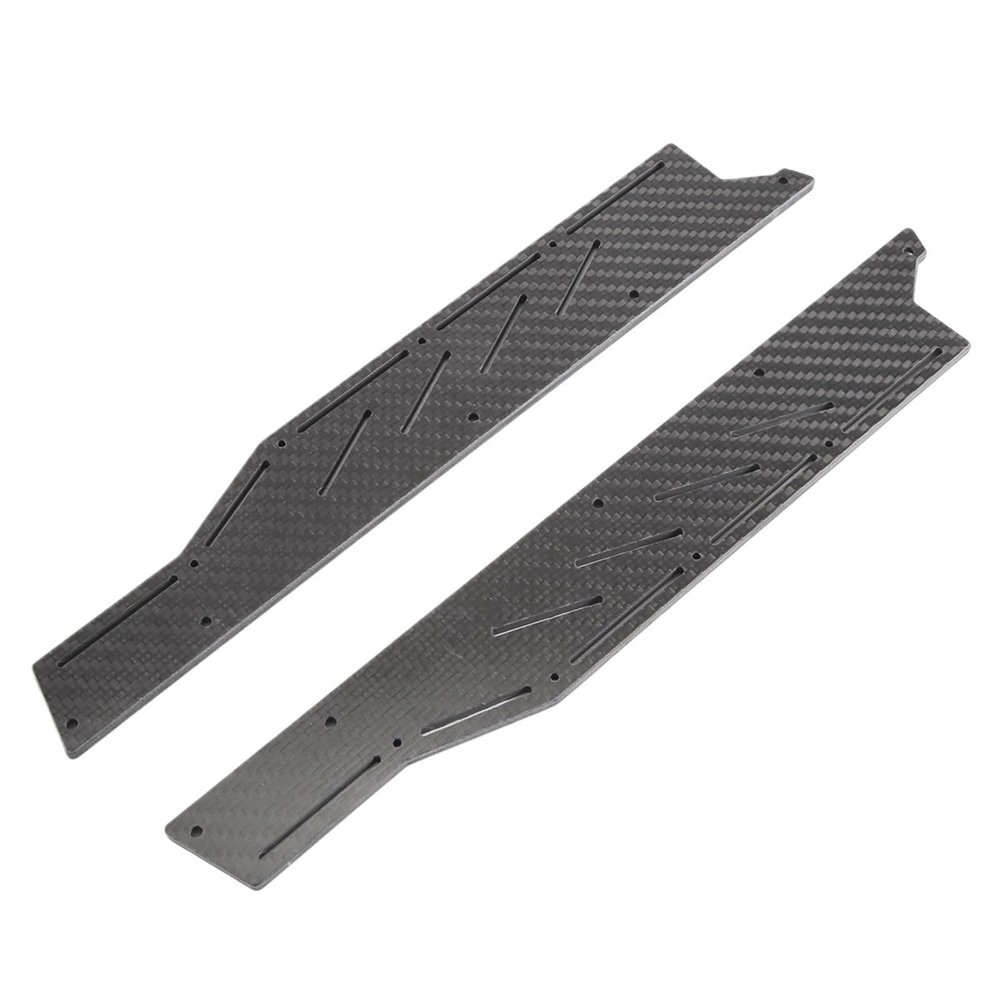 Carbon Fiber for RC Car Side Plate for Guard Foot for Pedal Side Skirt for Set for ARRMA F1 for Limitless 1/7_A83M
