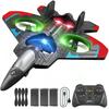 4DRC V32 Foam RC Planes with 3 Batteries, Remote Control Airplanes for Kids Adults 8-16, RC Airplane Drone Helicopter with Light, 360 Flip Fighter Jet Toys, Airplane Toy Gifts for Kids Adults view 1