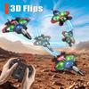 4DRC V32 Foam RC Planes with 3 Batteries, Remote Control Airplanes for Kids Adults 8-16, RC Airplane Drone Helicopter with Light, 360 Flip Fighter Jet Toys, Airplane Toy Gifts for Kids Adults view 3