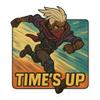 Arcane Ekko Firelight Gear Motion-Blur Comic Panel Style Sticker (2.75" x 3.25") view 1