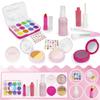 Diaolewitoy 15PCS Pretend Makeup Kit for Girls, Kids Fake Makeup Set for Birthday Christmas, Toy Makeup Set for Toddler,Early Education Toys for Kids 3-5(Not Real Makeup) (Pink) view 1