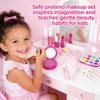 Diaolewitoy 15PCS Pretend Makeup Kit for Girls, Kids Fake Makeup Set for Birthday Christmas, Toy Makeup Set for Toddler,Early Education Toys for Kids 3-5(Not Real Makeup) (Pink) view 2