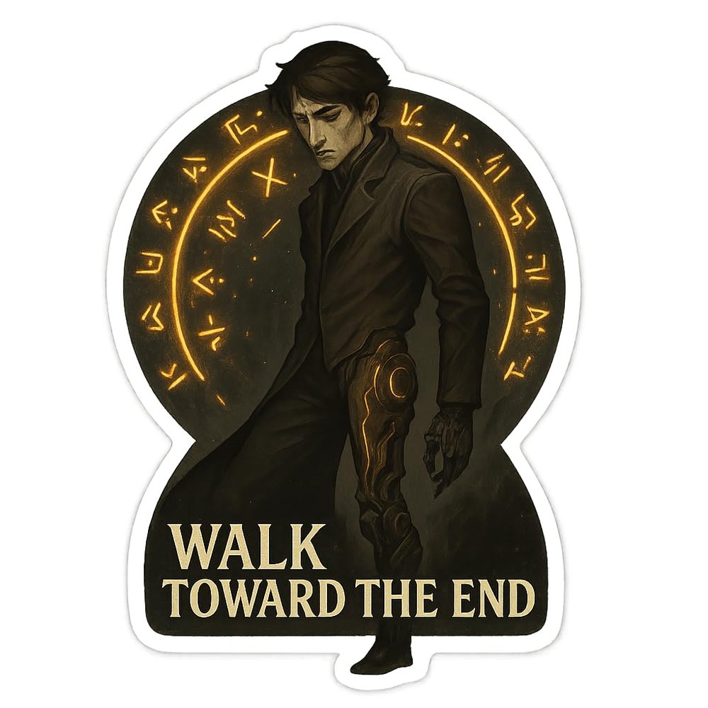 Arcane Viktor Arcane Dark Biotech Ascension Sticker (2.25" x 3.25")