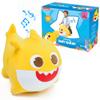 JITTERYGIT Baby Shark Official Bouncy Hopper Plush Musical Singing Toy - Inflatable Animal Ride On for Indoor & Outdoor - Birthday Gift for Kids & Toddlers (Boys & Girls) Ages 18+ Months (Yellow) view 1