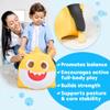 JITTERYGIT Baby Shark Official Bouncy Hopper Plush Musical Singing Toy - Inflatable Animal Ride On for Indoor & Outdoor - Birthday Gift for Kids & Toddlers (Boys & Girls) Ages 18+ Months (Yellow) view 4