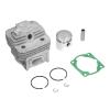 Segrehy Cylinder Piston Assembly High Silicon Aluminum Alloy Brush Cutter Cylinder Kit for TU43 Durable Lightweight Engine Part view 2