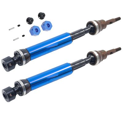 ZEZEFUFU Blue Drive Shafts+Wheel Hub Adaptor+Nuts+Pins for ECX 2WD Series Ruckus Axe Brutus Parts New