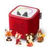 Toniebox 2 Audio Player Favorite Songs Bundle for Kids 1+ with Playtime Puppy, Bedtime Songs, Counting Songs, and Celebration Songs - Sunset Red view 1