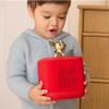 Toniebox 2 Audio Player Favorite Songs Bundle for Kids 1+ with Playtime Puppy, Bedtime Songs, Counting Songs, and Celebration Songs - Sunset Red view 2