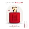 Toniebox 2 Audio Player Starter Set for Kids 1+ with Playtime Puppy - Sunset Red view 3