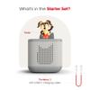 Toniebox 2 Audio Player Starter Set for Kids 1+ with Playtime Puppy - Moon Gray view 3
