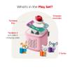 Toniebox 2 Audio Player Bundle for Kids 3+ with Lalalinos Akio, Cosmo, Scout Figurines and Tonieplay Game & Controller - Cloud Pink view 2