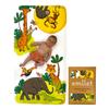 100% Cotton Crib Sheet  Safari Friends Jungle Animals Theme, Cute Breathable Bedding for Babies, Fits Standard Crib 52x28 Inches view 1