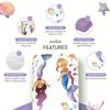 100% Cotton Fitted Crib Sheet  Mermaid Lagoon Under The Sea Theme, Soft Girl Nursery Bedding, Standard Crib/Toddler Mattress Fit view 3