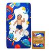 100% Cotton Fitted Crib Sheet  Cosmic Adventure Space Theme, Soft Nursery Bedding for Baby Boy or Girl, Fits Standard Crib Mattress 52x28in view 1