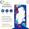 100% Cotton Fitted Crib Sheet  Cosmic Adventure Space Theme, Soft Nursery Bedding for Baby Boy or Girl, Fits Standard Crib Mattress 52x28in view 4