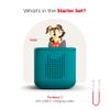 Toniebox 2 Audio Player Starter Set for Kids 1+ with Playtime Puppy - Tropical Teal view 3