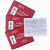 2025 Mahjong Rule Cards, 4 Pack Mahjong Guide, Large Print Travel-Friendly Hands and Rules for 4 Players, Family & Tournament Use (Red) view 1