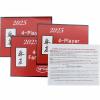 2025 Mahjong Rule Cards, 4 Pack Mahjong Guide, Large Print Travel-Friendly Hands and Rules for 4 Players, Family & Tournament Use (Red) view 4
