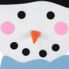 Aoaoy DIY Detachable Felt Christmas Snowman Game Set, Xmas Wall Hanging Decor, Christmas Ornament Snowman Pendant (Blue Scarf Snowman) view 3