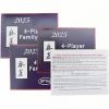 2025 Mahjong Rule Cards, 4 Pack Mahjong Guide, Large Print Travel-Friendly Hands and Rules for 4 Players, Family & Tournament Use (Blue) view 4