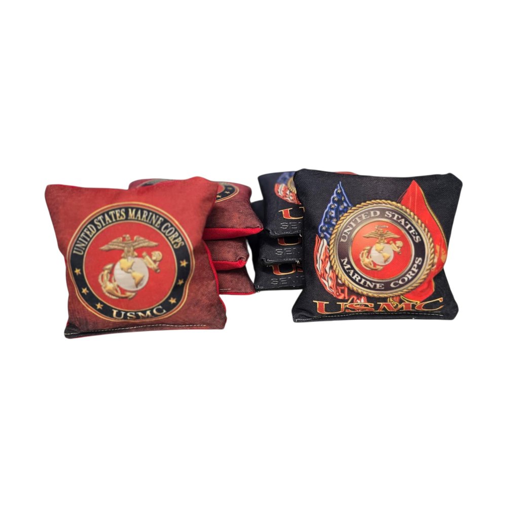 All Weather Marine Corps Cornhole Bags