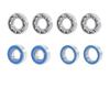 16PCS Blue Bearing Compatible with 2 Ar44 Axles Compatible with 90046 1 10 Scale RC Crawler Car Upgrade Parts view 2