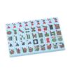 VPH 30mm Aqua Blue American Mahjong Set Rattan Case Set view 2