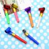 100-Piece Blowing Dragon Funny Paper Party Blowouts Blowers Noisemaker for New Year Party Birthday Birthday Blowers Noisemaker Blue for Kids view 2