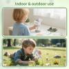 1200X Handheld Portable Microscope for Kids Digital Scope 2.0" Screen Rechargeable STEM Toy Slide Kit Pocket Science Gift for Children Ages 6-12 Students (White) view 4
