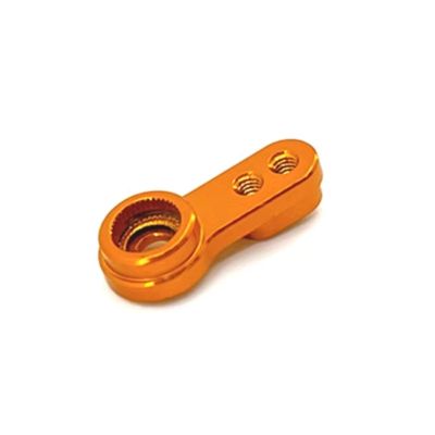 tctrbvv for FMS for FCX24 1/24 Metal Servo Arm Servo Horn RC Crawler Car Upgrade Parts Spare Accessories RC Car Parts(Yellow)