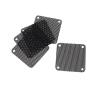 DWFSKZKV 80PCS 40x40mm PVC Mesh PC Fan Dust-Proof Filter Net Computer Case Cover 40mm 4cm PVC Dust Proof Net view 1