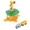 Cuifati Wooden Crane Toy, Funny Comfortable Hand Feeling Wooden Track Tower Crane Toy for Kids view 3