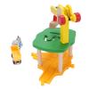 Cuifati Wooden Crane Toy, Funny Comfortable Hand Feeling Wooden Track Tower Crane Toy for Kids view 4