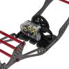 RC Crawler Transmission For LCG For Axial For SCX10 I II 1/10 Acrylic 2.Low Transmission Overdrive Gearbox With Skid Plate And 15T Motor Gear Kit(Black) view 3
