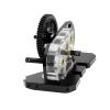 RC Crawler Transmission For LCG For Axial For SCX10 I II 1/10 Acrylic 2.Low Transmission Overdrive Gearbox With Skid Plate And 15T Motor Gear Kit(Black) view 4
