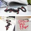 2PCS 3D Printed Dragon with Heart Design - 12.7 Inches Light and Dark Heart Themed Articulating Dragons, Rotating Hearts Tail - Perfect Home Decor or Valentines Christmas Easter Basket Stuffers view 4