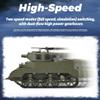 Heligotech U.S. M8 RC Tank for Adults, 2.4G 1/16 Main Battle Remote Control Tank with Lights Sound, Telescoping Smoke, Dual-Speed Modes, Military Vehicle Toy Gift -RTR view 3