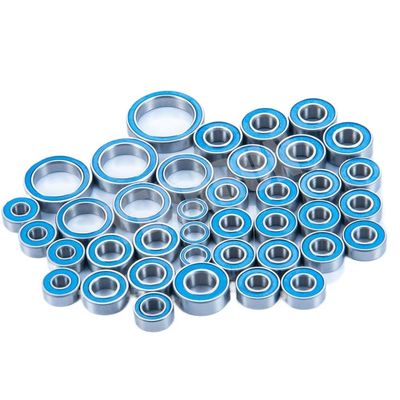 39 Pieces YEAHRUN Wheel Hub Sealed Bearing Compatible with 1/10 RC Crawler Off Road Car Parts Accessories Compatible with TRtage Model