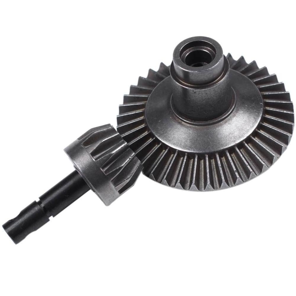 38T 13T ODIES-2X Metal Crown Gear Differential Motor Main Gear Set Compatible with Front Rear Axle Compatible with Off Road RC Vehicle