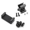 tctrbvv for Traxxas for TRX4 for TRX6 for E-Revo for Slash for Rustler T-Maxx for E-Maxx Metal TQi Transmitter Phone Mount Holder RC Car Upgrade Parts RC Car Parts(Black) view 1