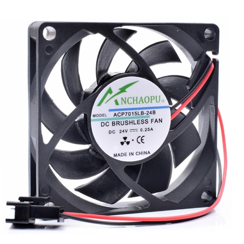 ACP7015LB-24B 7cm 70mm 7015 70x70x15mm DC24V 0.25A Double Ball Inverter Large air Volume Cooling Fan