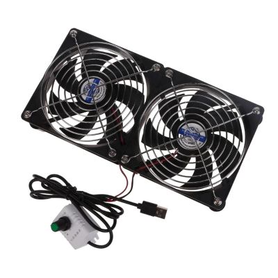 5v Chassis Cooling Fan USB Router Broadband Set Top Box External Mute(24cm)