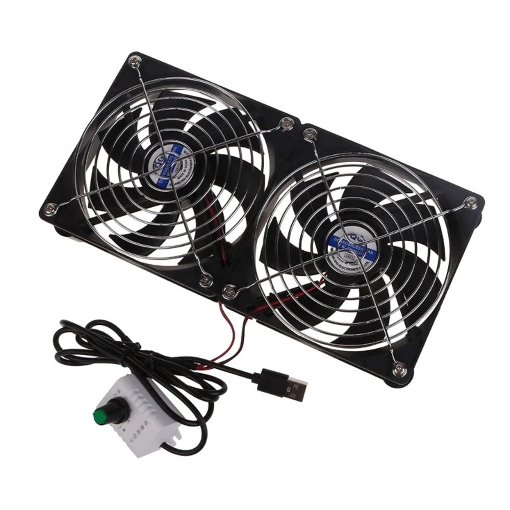 5v Chassis Cooling Fan USB Router Broadband Set Top Box External Mute(24cm)