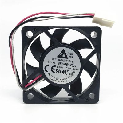2pcs EFB0512LA 5010 50MM 50 * 50 * 10MM Fan for Graphics Card Bridge chip Cooling Fan 12V 0.08A with 3pin