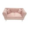 1/6 Scale Dollhouse Sofa, Miniature Sofa with Pillows, Jewelry Box Organizer, Modern Dollhouse Furniture, Artificial House Room Scene Decoration, Furniture Model for 12inch Dolls Accessories view 1