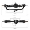 4Pcs A13Q Front Rear Portal Axle Metal Drive Shaft Upgrade Parts Compatible with 1 16 Scale RC Cars Like C14 C24 C24-1 C34 C44 B14 B24 Models view 3