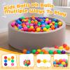 Suncuber Ball Pit Balls for Toddlers: 200 Colorful Non-Toxic Balls  BPA-Free, Phthalate-Free, Crush-Resistant Plastic, 2.2 Inches, Perfect Toy for Boys and Girls, Ideal for Ball Pit Play view 3