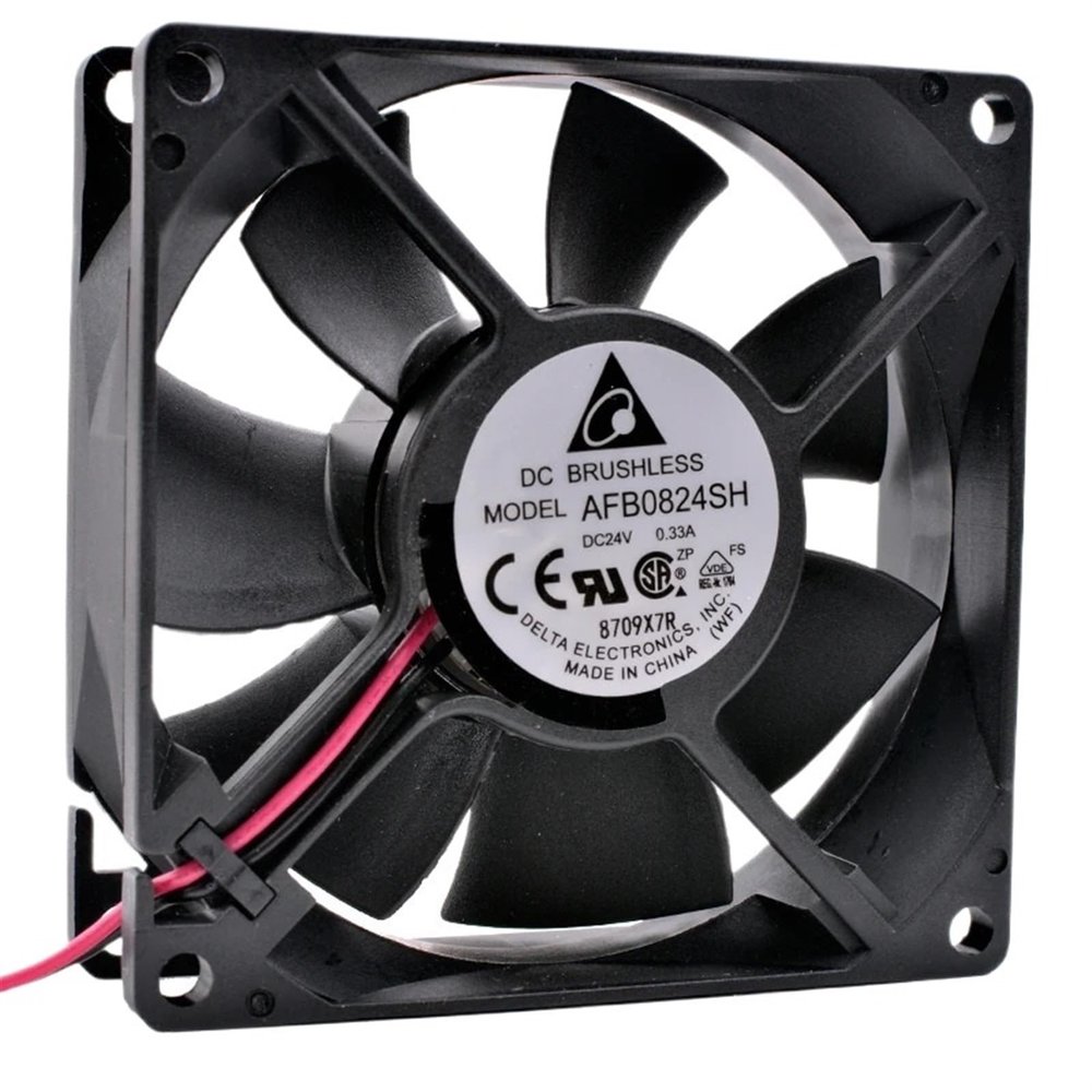 AFB0824SH 8cm 80x80x25mm DC24V 0.33A 2 Lines Double Ball Bearing Large air Volume Inverter Cooling Fan
